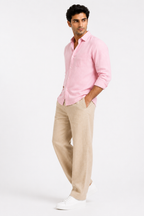 Beige Premium Linen Pant for Men
