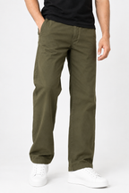 Mehndi Suede Touch Chinos