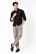 Camel Suede Touch Chinos